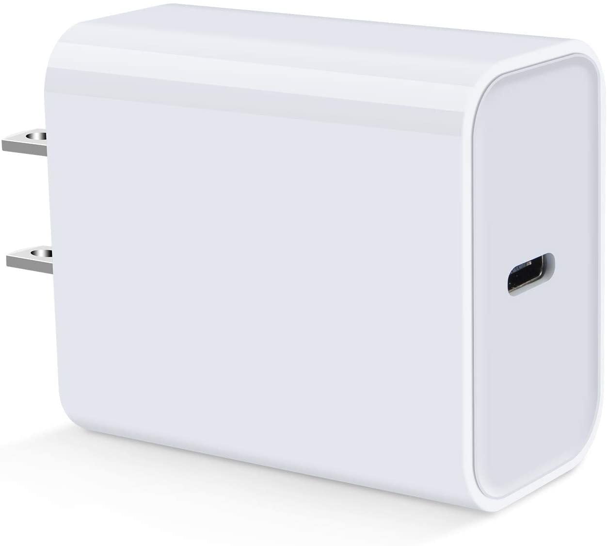 USB C Wall Charger  Power Adapter Charging Block Compatible with iPhone 11 Pro/Pro Max,SE/X/XS Max,iPad Pro,Samsung Galaxy S20 S10 S9 A21 A51 A71 Note 20,Pixel 5