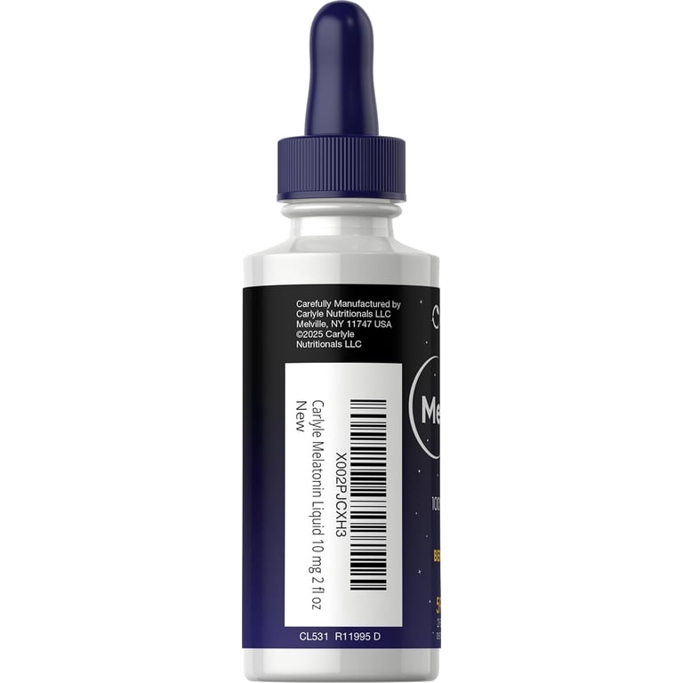 Melatonin Liquid 10mg | 2 oz | Berry Flavor | Vegetarian for Men and Women 