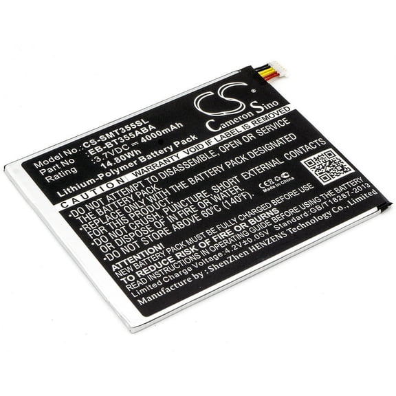 4000mAh EB-BT355ABE Battery for Samsung SM-T357W SM-P355Y SM-T355 SM-P355 SM-T355C Galaxy Tab A 8.0 SM-T355 Galaxy Tab A 8.0 LTE
