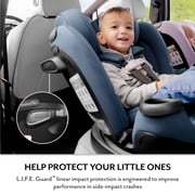 Evenflo Revolve360 Extend All-in-One Rotating Car Seat with Green & Gentle Fabric (Quartz)