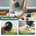 Walbest Cordless Electric Egg Beater Hand Mixer 3Speed DoubleRod