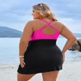 thumbnail image 2 of OUSITAID Women Plus Size Swimsuit One Piece Tummy Control Bathing Suits Swim Suits  (4XL  Black Green), 2 of 7