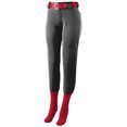 thumbnail image 1 of Pantalón jonrón de tiro bajo para mujer NEGRO 2XL Ropa deportiva Augusta 1240, 1 of 1