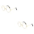 thumbnail image 4 of Guardurnaity Montura de gafas redondas Unisex para hombre/mujer, gafas falsas transparentes, monturas redondas para gafas Type4 NO4, 4 of 6
