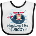 thumbnail image 3 of Inktastic Handsome Like Daddy for Boy Boys Baby Bib, 3 of 4