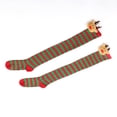 thumbnail image 4 of Calcetines hasta la rodilla de tubo largo de Navidad para mujer, liga a rayas, accesorios bonitos, fiesta de Navidad Fridja  nalpqowj28137, 4 of 6