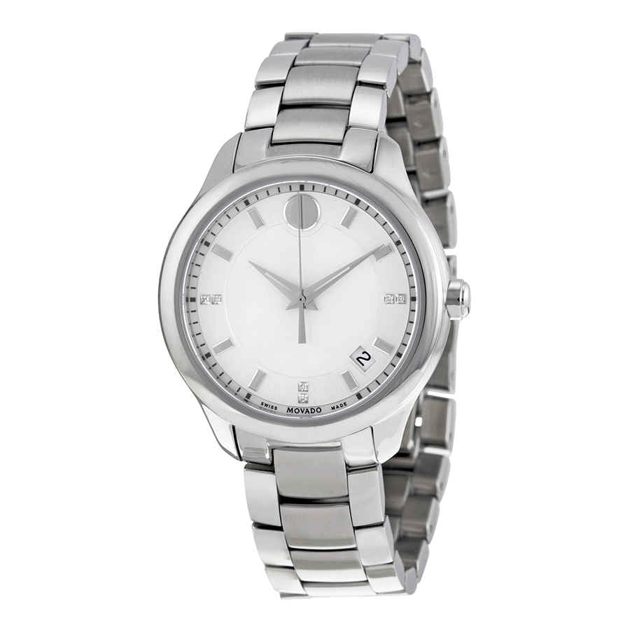 Movado Bellina White Mother of Pearl Dial Ladies Watch 0606978 ...