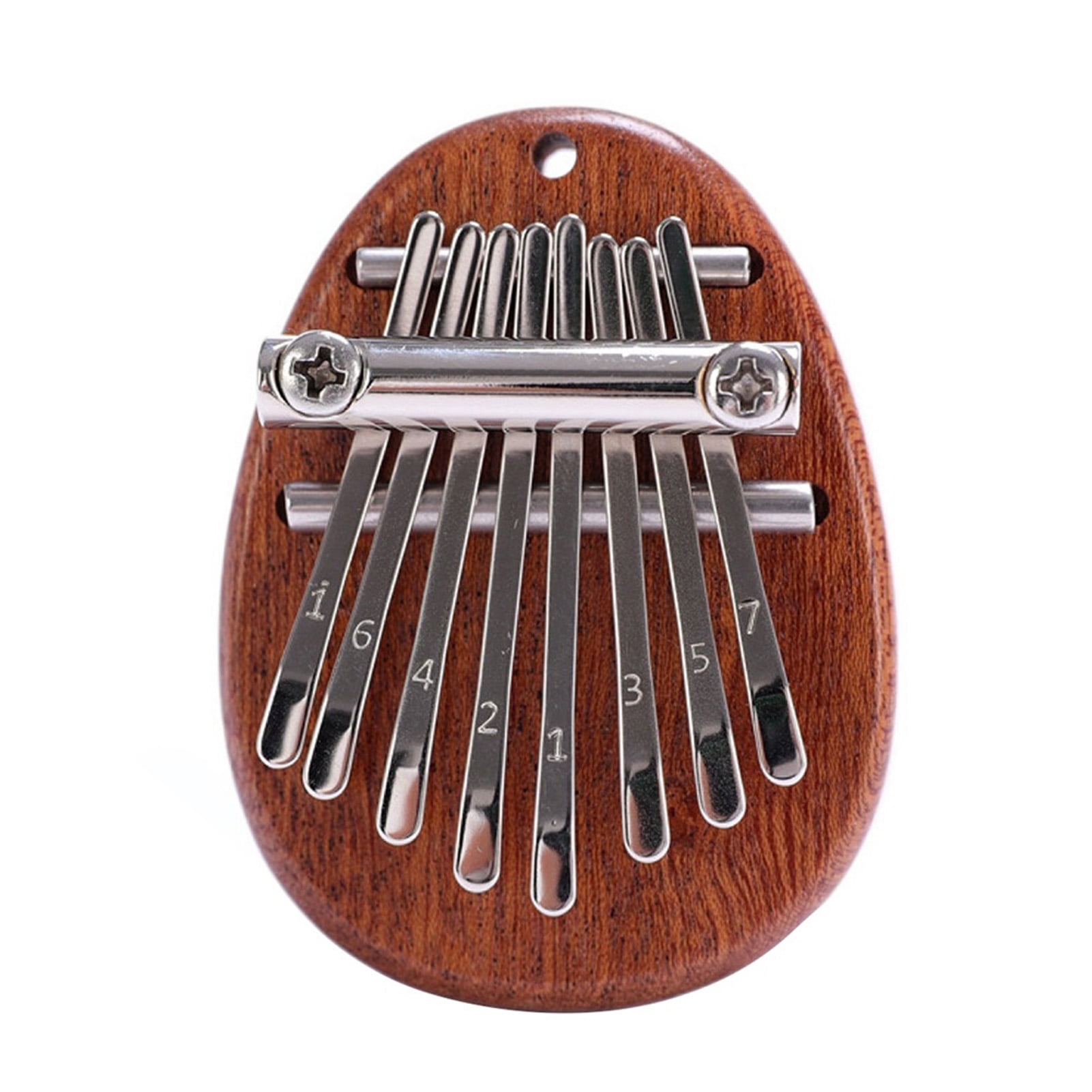 Mr.Power 8 Keys Cute Mini Kalimba Marimba Portable Pendant Transparent Acrylic Finger Thumb Piano
