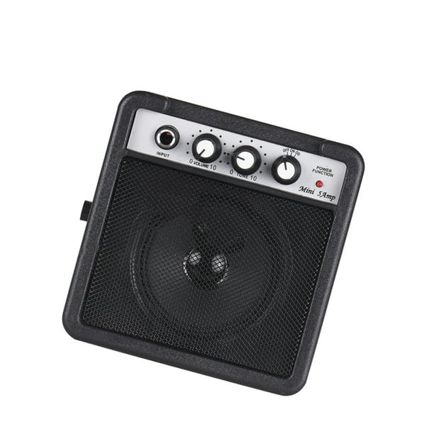 Mini amplificador de guitarra Muslady de 5W altavoz amplificador con 3 5mm y