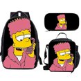 thumbnail image 1 of Animal Forest Student Bag, Youth Backpack, Student Backpack Three-piece Set-SinKeeU, 1 of 3