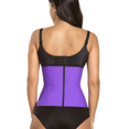 thumbnail image 4 of Corsé de látex deportivo de cintura plástica con hebilla pequeña de tres capas y tres filas y 9 huesos de acero y goma, 4 of 4