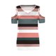 thumbnail image 3 of Blusa de verano para mujer, camiseta informal, camisetas de manga corta con cuello en V y hombros fríos bonitos Pompotops hkajfhjk464100, 3 of 5