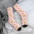 thumbnail image 5 of Hirioo Halloween Gnomes Pattern Adult Middle Tube Socks Breathable Sock Non-Pilling,Contrasting Color Design, 5 of 6