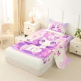 thumbnail image 2 of Erosebridal Cartoon Animal Unicorn Butterflies Twin Sheet Sets 3pcs For Kids,Cute Princess Magical Horse Bedding For Boys Girls, 2 of 5