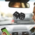 thumbnail image 4 of HUGFEGWE Car Interior Hanging Fuzzy Dice - Mirror Hanging Couple Fuzzy Plush Dice | Auto Rear Mirror Plush Pendant | Lorry Rear View Mirror | Colorful Heart Embroidered Fuzzy Plush Dice CJB91-4568, 4 of 7