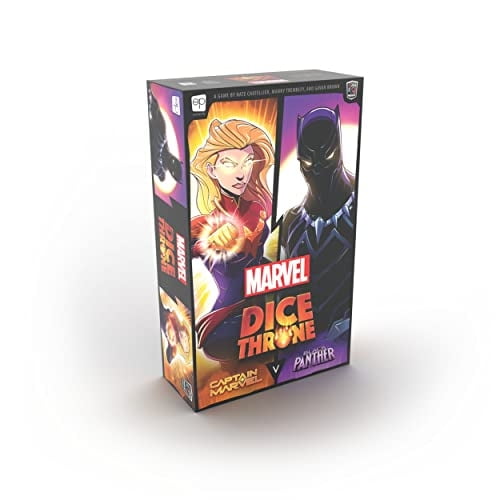 Dice Throne Marvel 2 Hero Box Capitán Marvel Black Panther