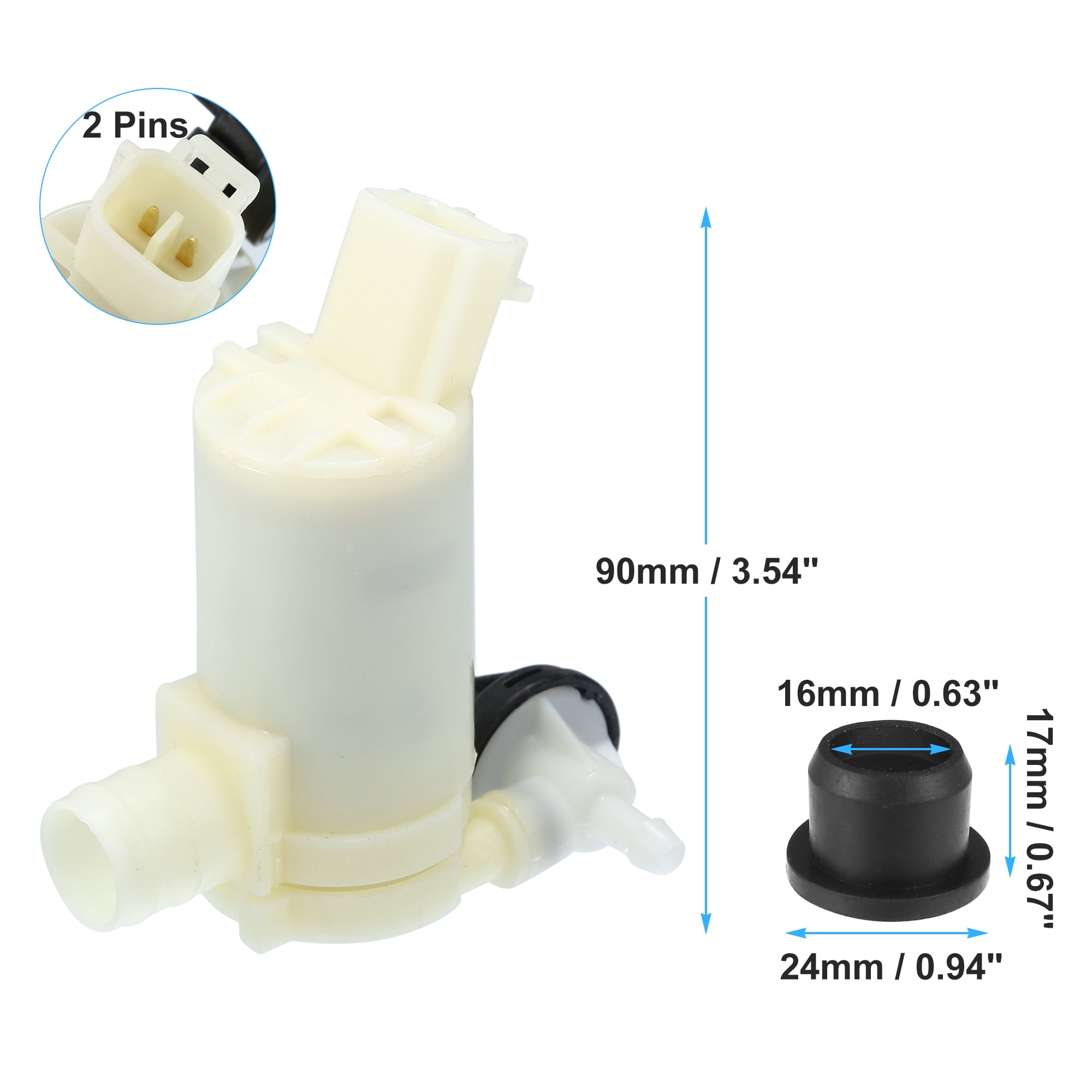 Unique Bargains Car Windshield Washer Motor Pump Replacement Fit for HONDA CR-V