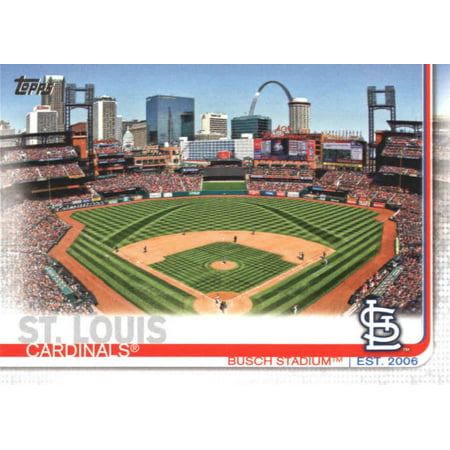 2019 Topps #31 Busch Stadium St. Louis Cardinals Baseball Card - (Best Mlb Baseball Stadiums)