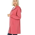 thumbnail image 3 of MixMatchy Women's Casual Oversized Loose Fit Long Sleeve Zip Up Pullover Hoodie Tunic Sweatshirt Jacket (S-3X), 3 of 7