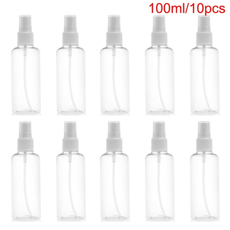 10 Pcs Spray Bottles, 100ml Clear Empty Mini Mister Spray Bottles