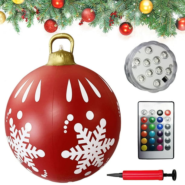 Adornos Navideños Nuevo Decoraciones Navideñas Al Aire Libre 24 Pulgadas Con Luces