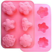 Yewang Silicone baking mold / muffin pan for muffins, cupcakes, cakes, pudding, ice cubes and jelly # 6