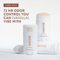 thumbnail image 3 of Native Aluminum-Free Deodorant, Vanilla Variety Pack, 2.65 Ounce (Pack of 3), 3 of 5