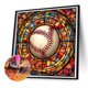 thumbnail image 2 of Pintura de diamante 5D DIY Taladro redondo completo Vidrieras Kit de béisbol Decoración (B6935) Hugtrwg Para estrenar, 2 of 9