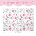 thumbnail image 3 of Manta de bebé SANDJEST Floral Minky de 76 x 102 cm para niños y niñas, 3 of 7