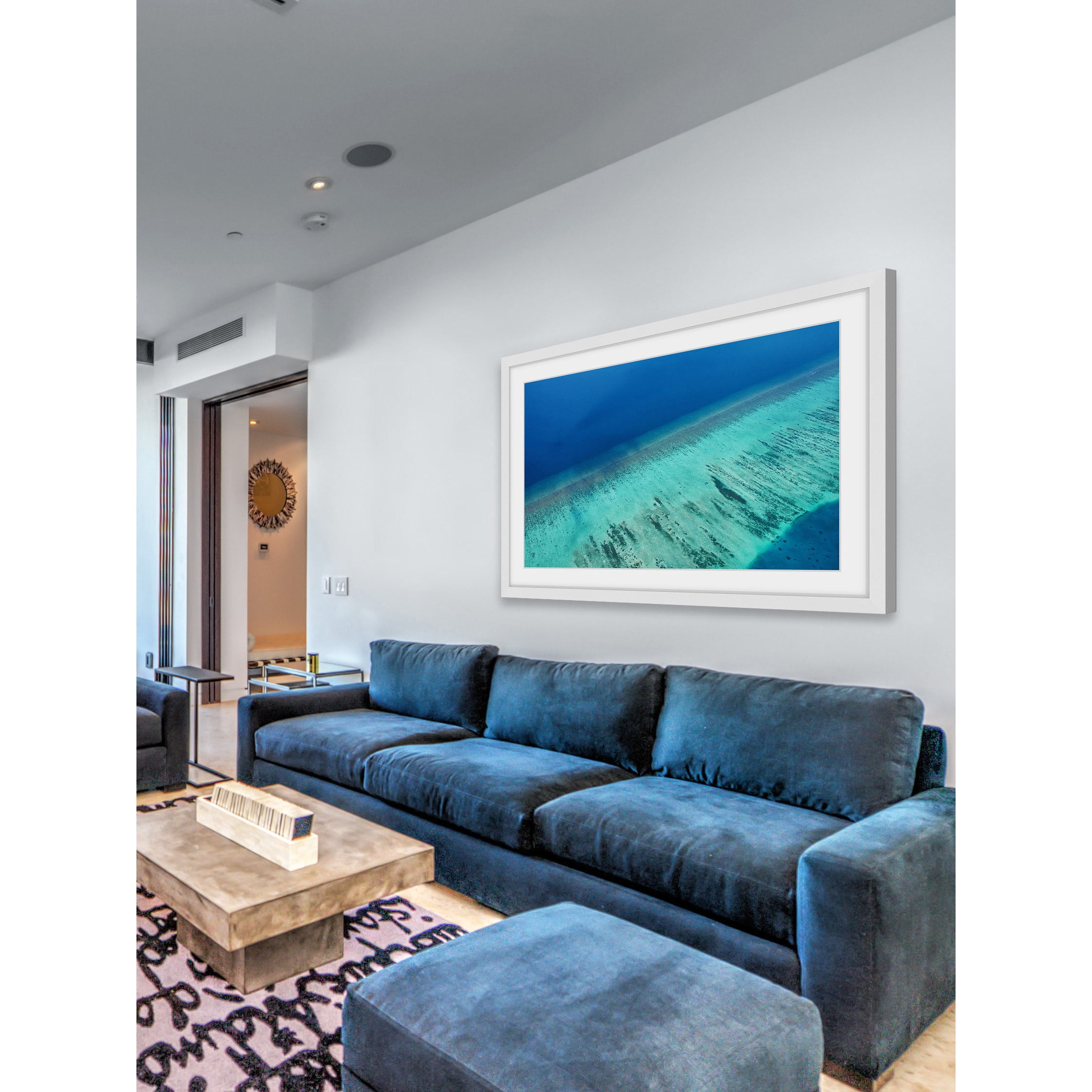 Marmont Hill "Water Layers" Framed Painting Print