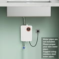 thumbnail image 2 of 3KW Electric Tankless Water Heater Instant Hot Shower Kitchen Heater LED Display, 2 of 19