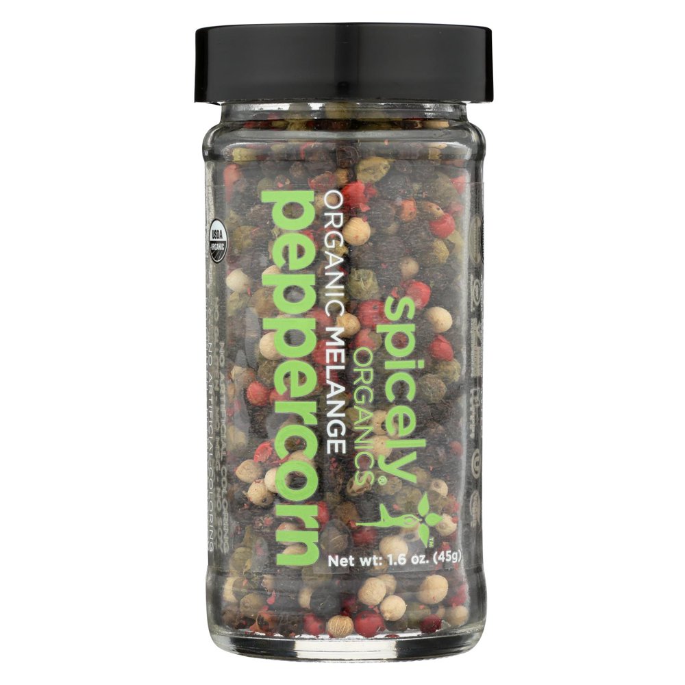 Spicely Organics Organic Peppercorn Melange Case of 3 1.6 oz