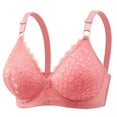 thumbnail image 1 of Womens No Underwire Bras Plus Size Comfort Soft Bras Supportive Bralettes Cute Breathable Wireless Bra, 1 of 5