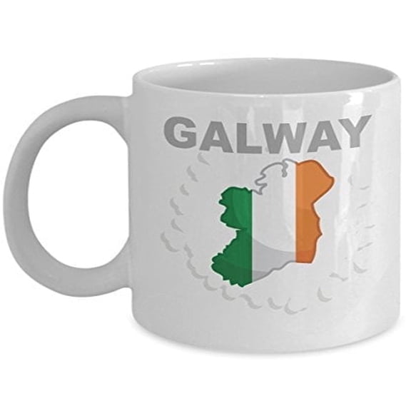 Ireland Coffee Mug - Galway - Irish Souvenir Gifts - 11 oz Ceramic Cup