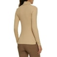 thumbnail image 2 of Womens Basic Turtleneck Long Sleeve Top, 2 of 2