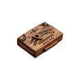 thumbnail image 2 of Mini Spirit Board with Drawer, Mini Ouija Board with Drawer, Wooden Spirit Board Decor, Wooden Handmade Talking Spirit Board, Halloween Decorations & Gift for Family & Friends, 2 of 9
