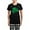 With Checker Pant, variant on CafePress - Clover Women's Dark Pajamas - Women's Short Sleeve Print T-Shirt and Pants Dark Cotton Pajama Set