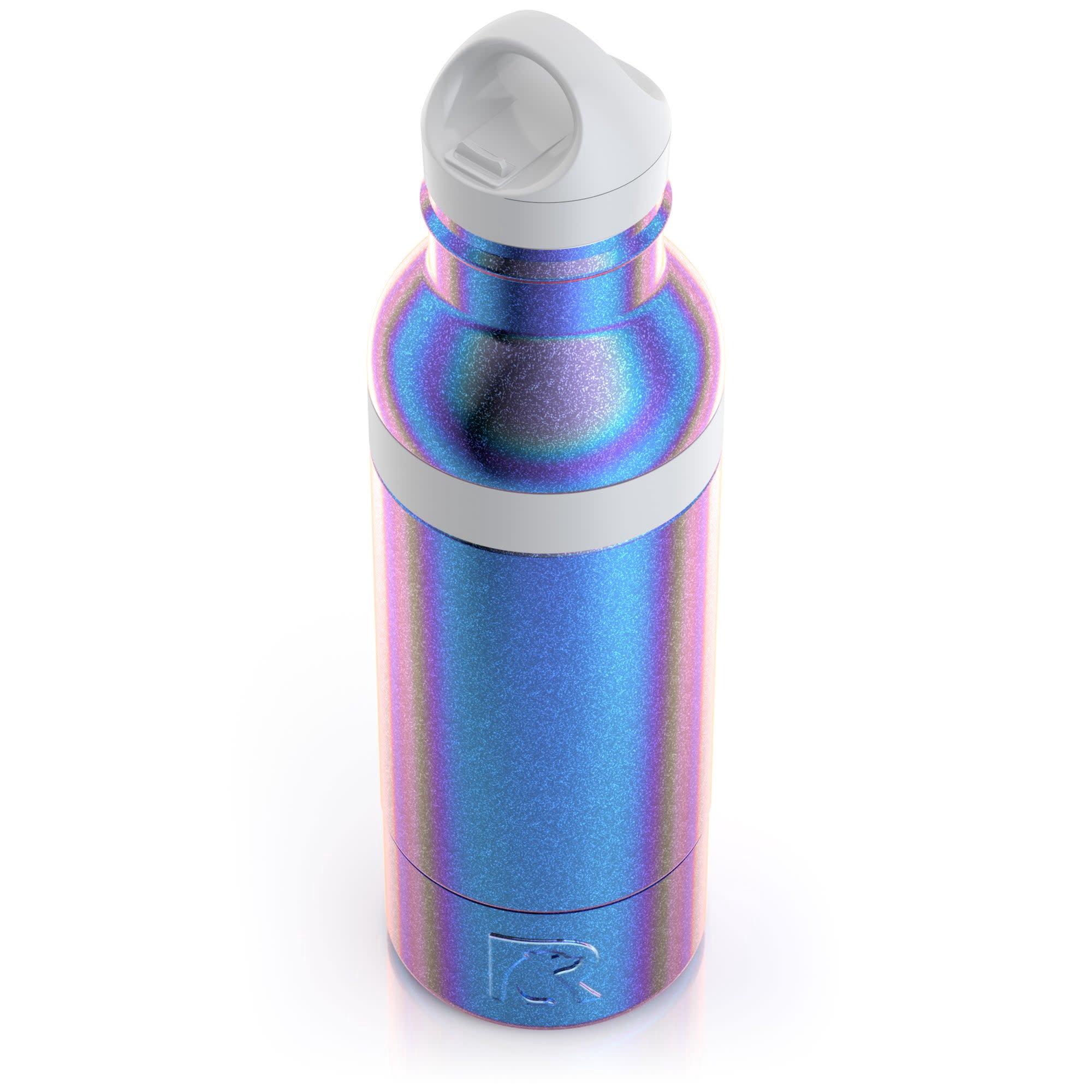 RTIC Stainless Steel Insulated Bottle Chiller with Lid, Fits 12oz or 16oz, Pacific