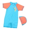thumbnail image 3 of One Piece Swimsuit for Girls Black Casual Hawaiian Soft Sun Protection Girls Cutout One-Piece Bathing Suit for Cute Swimwear 9-18y, 3 of 6