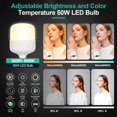 thumbnail image 3 of Kit de iluminación fotográfica Softbox EMART 16x16 50W LED, 3 of 8
