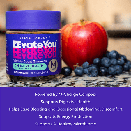 L'Evate You Vitality Boost Gummy - Dietary Supplement - Digestive Health - 28 Count