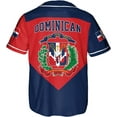 thumbnail image 2 of Personalized Dominican Republic Baseball Jersey Shirt,Team Name Republic Dominicana Baseball Jersey for Men,Women (S), 2 of 4