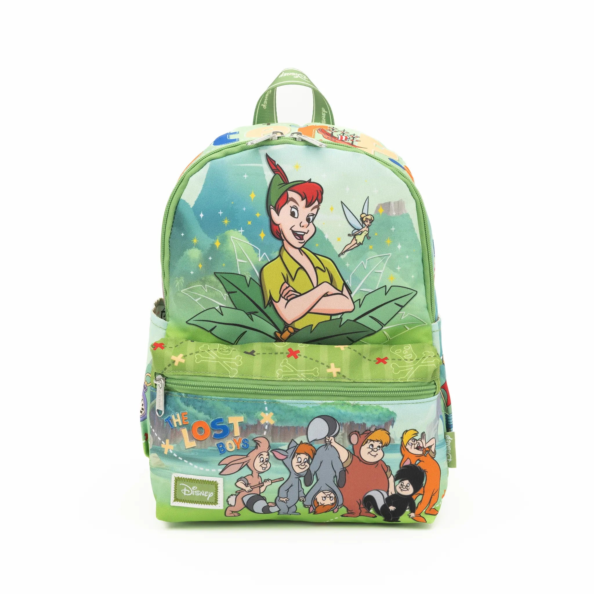 Loungefly Disney Tinkerbell Iridescent Holo Holographic Wings Pom Pom Backpack Tinkerbell Mini Disney Loungefly Tinkerbell Loungefly By  main image 2