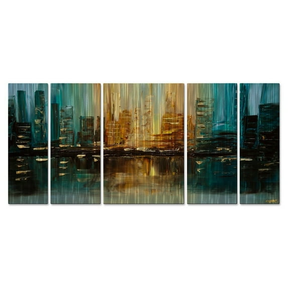 ALL MY WALLS Osnat 'The Capital' Metal Wall Art