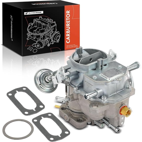 A-Premium 2 Barrel Carburetor Compatible with Dodge Chrysler 318 1967-1980 5.2L, Plymouth 1966-1973, Replace# A610, EA-8871-12422, Mechanical Choke