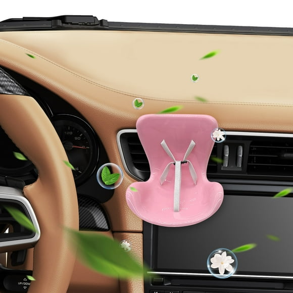 Xihbxyly Aromaterapia para Coche, Elegante Adorno para Ventilación, Difusor de Aroma Refrescante, Fácil Instalación, Mejora La Experiencia de Conducción, Regalo Ideal para Amantes de Los Coches, Disf