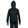 thumbnail image 3 of Hanes comfortblend EcoSmart Chandail à Capuchon pour Enfants à Fermeture Éclair Intégrale, Noir, Grand, 3 of 3