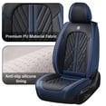 thumbnail image 2 of for Ford Mustang mach-e 2022 Car Seat Cover, Blue Car Seat Covers, Premium Leather 360° Full Coverage Seat Set Airbag Compatible Suitable for All Seasons, The GT model is not suitable, 2 of 9