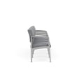 thumbnail image 4 of Lenox Steel Reception Waiting Room 4 Seats Chair / Silver Steel / Gray, 4 of 5