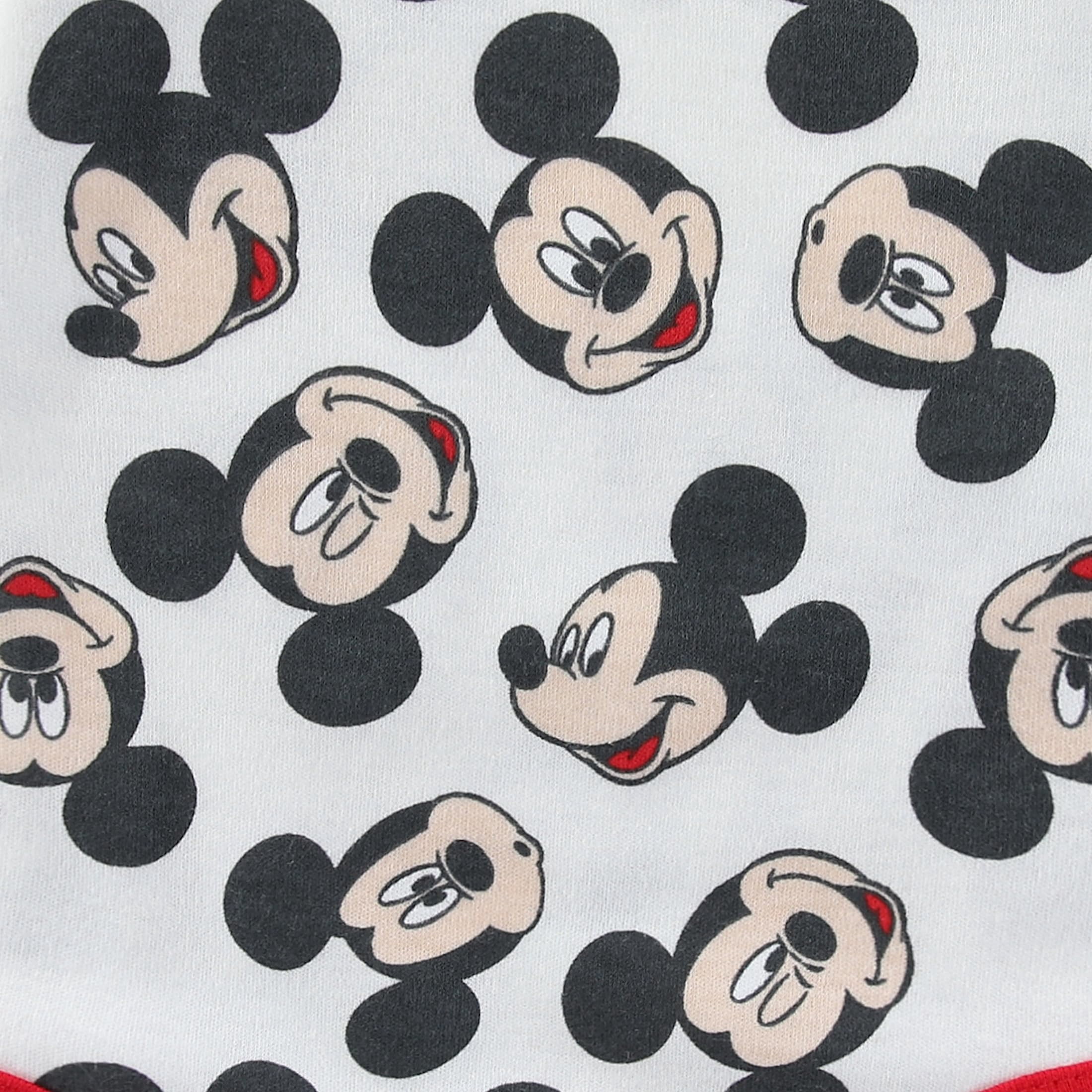 Disney Mickey Mouse Bodysuit with Bib and Pants Set (Baby Boys), 3 Piece Set, Sizes 3M-9M